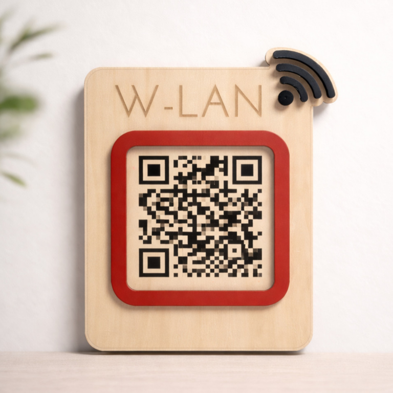 Schild für WLAN-Zugang